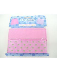 BELTING TRIM RIBBON TRIMS POLYESTER PRINTED MULTICOLOUR SEWING SEW CRAFT 38MM