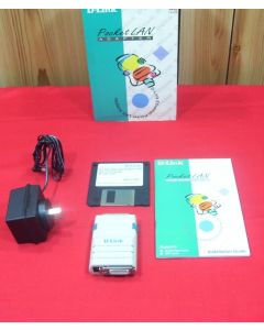 D-LINK DE-620 POCKET LAN ADAPTER AUI CONNECTOR Genuine Original w/ Retail Box