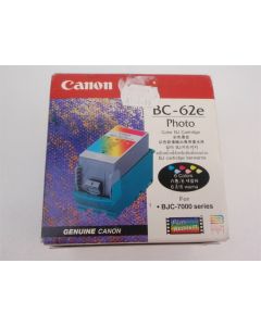 CANON BC-62E GENUINE COLOUR COLOR INKJET PRINTER CARTRIDGE BJ BJC-7000