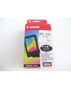 CANON BC-22E GENUINE COLOUR CARTRIDGE BJC-2000 BJC-4200 BJC-4400 INKJET PRINTER