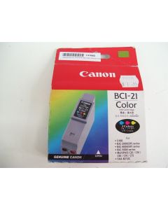 CANON BCI-21 GENUINE COLOUR COLOR INK CARTRIDGE S100 BJC-2000 BJC-4000 BJC-5000