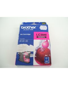BROTHER LC38M GENUINE MAGNETA INK CARTRIDGE DCP-145C DCP-165C MFC-250C MFC-290C