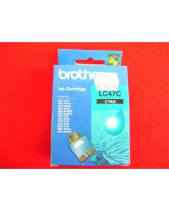 BROTHER LC47C GENUINE CYAN INK CARTRIDGE MFC-210C MFC-410CN MFC-620CN MFC-3240C