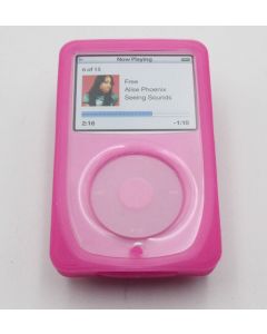 IPOD SILICONE CASE VIDEO 30GB SKIN SOFT COVER THIN PINK ISKIN EVO3 Rare!