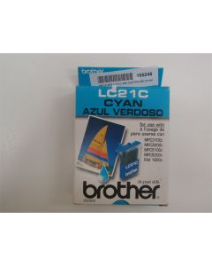 BROTHER LC21C CYAN INK CARTRIDGE FOR MFC3100C NEW