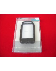 BELKIN IPHONE 3G LEATHER CASE COVER GENERATION F8Z338 BLACK SLEEVE POUCH FORMED