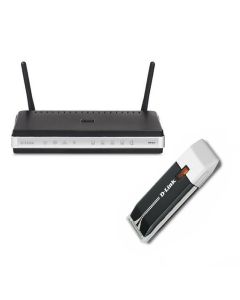 D-LINK Wireless WiFi Router N 300 USB Dongle Adapter Network DIR-635 DWA-140