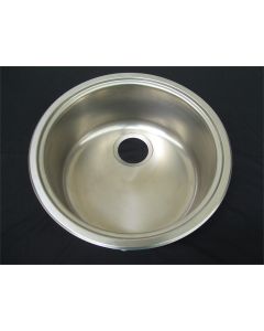 ROUND STAINLESS STEEL KITCHEN SINK TOPMOUNT PANTRY BLANCO RONDOSOL 45CM
