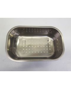 BLANCO COLANDER DRAINER KITCHEN SINK STAINLESS STEEL PERFORATED RECTANGULAR 