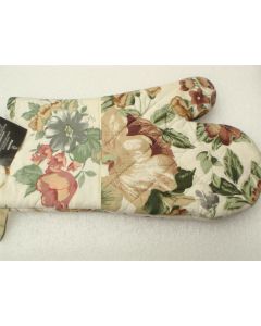Oven Glove Mitt Rose Decorative Kitchen Cotton Flower Musette Cotton WAM