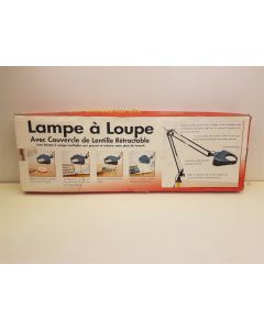 Desk Magnifying Lamp With Clamp Loupe Craft Glass Lab Work Light Magnifier Salon