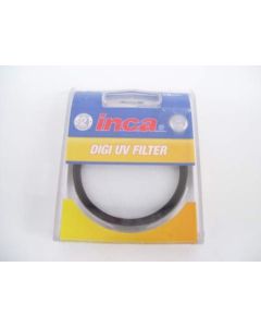 INCA UV FILTER 58MM DIGITAL CAMERA LENS DIGI CIRCULAR DSLR SLR PROTECTOR OPTICAL