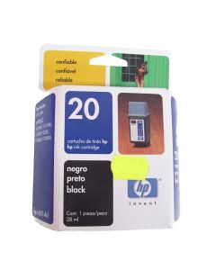 HP BLACK INK 20 CARTRIDGE INKJET 610 640 APOLLO P-2100U P-2250 P-2350U Genuine