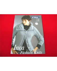 PATONS KNITTING BOOK PATTERN KNIT NO. 1264 #1264 INCA 21 STYLES SIZES XXS TO XL