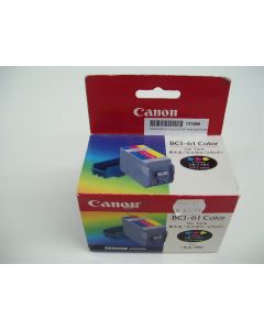 CANON BCI-61 GENUINE COLOUR INK CARTRIDGE BJC-7000 BJC-7100 BJI-8000 BJ