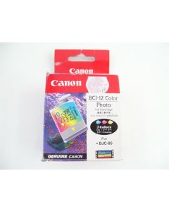 CANON BCI-12 GENUINE COLOUR PHOTO INK CARTRIDGE BJC-85 ORIGINAL