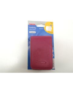 DIGITAL CAMERA BAG POUCH PINK FLIP CASE CARRY COMPACT TRAVEL POCKET HAMA DF9
