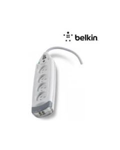 4 Way Socket Outlet Surge Protector PowerBoard PowerPoint Lead Port Cord Belkin