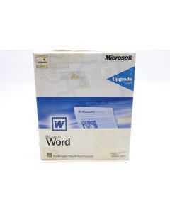 Microsoft Word 2002 Upgrade Version Office Windows VINTAGE RETRO Retail Big Box
