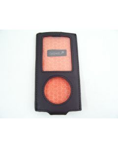 CYGNETT IPOD NANO 4G LEATHER CASE BLACK COVER SHELL 4TH GENERATION G4 SLIM