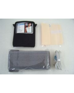 CYGNETT IPOD NANO G3 CASE COVER SLEEVE ARMBAND BLACK SCREEN PROTECTOR SILICONE