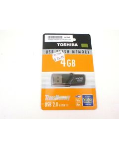 USB 2.0 DRIVE FLASH MEMORY 4GB TOSHIBA U2M-004GT(A) PC MAC PORTABLE SMALL