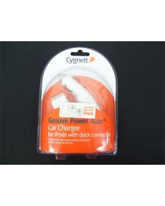 CYGNETT IPOD CAR AUTO CHARGER 12V CIGARETTE LIGHTER PORT CY-A-PA GROOVEPOWER