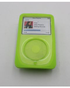 IPOD SILICONE CASE VIDEO 30GB SKIN SOFT COVER THIN GREEN ISKIN EVO3 Rare!