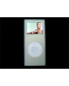 GECKO CLEAR SILICONE RUBBER CASE IPOD NANO 2G COVER SLEEVE  POUCH TRANSLUCENT