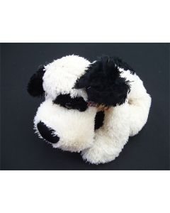 COLLECTABLE BEAR SETTLER DRESSED TEDDY GIFT TOY BEARS ROVER DOG 46CM WHITE BLACK