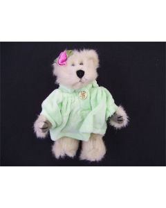 COLLECTABLE BEAR SETTLER DRESSED TEDDY GIFT TOY BEAR BETHANY BEIGE DRESS 18CM