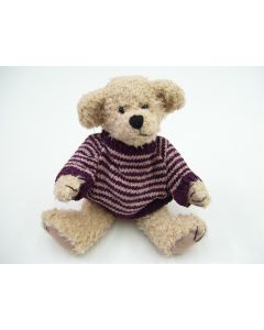 COLLECTABLE BEAR SETT:ER TEDDY GIFT TOY BEARS DESIGN ADAM 25CM BEIGE KNITTED TOP