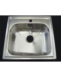 BLANCO KITCHEN SINK LAUNDRY TROUGH STAINLESS STEEL SINGLE BOWL 45CM INSET