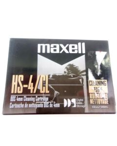 MAXELL HS-4 CL HS-4/CL DDS DDS-2 DDS-3 CLEANING CARTRIDGE 4MM DATA STORAGE TAPE 