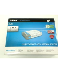 ADSL2+ MODEM ROUTER NETWORK LAN ADSL USB ETHERNET D-LINK DSL-502T INTERNET PC