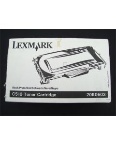 LEXMARK C510 20K0503 BLACK LASER TONER CARTRIDGE