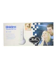 UNIDEN CORDLESS PHONE DIGITAL XS1210 2.4GHZ SINGLE HANDSET XS 1210 WHITE Retro