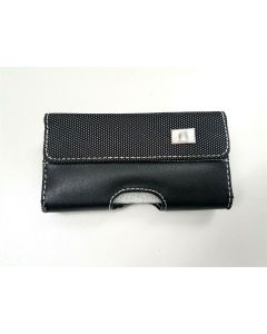 MAGNETIC IPHONE PHONE CASE LEATHER POUCH HORIZONTAL FLIP COVER BLACK BELT CLIP