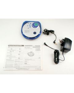 PANASONIC PORTABLE CD PLAYER COMPACT CD-R CD-RW SL-SX340 POWER ADPATOR HEADPHONE
