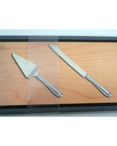 Cake Knife Serving Wedding Set Dessert Stainless Steel 2 Piece Server Kitchen