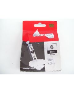 CANON BCI-6BK GENUINE BLACK INK CARTRIDGE IP8500 I860 I990 I9950 S9000 MP760