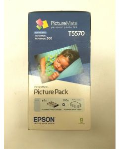 Epson Photo Paper Print Cartridge PictureMate T5570 100 Sheets Genuine Original