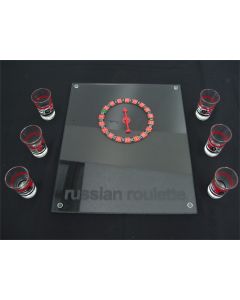 Russian Roulette Drinking Set Glasses Shot Glass Spinner Game Casino Adult Party