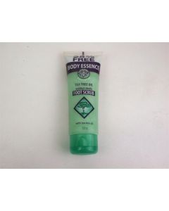 BODY ESSENCE AUSTRALIAN TEA TREE OIL WALNUT SHELLS FOOT SCRUB 125G