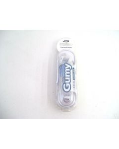 JVC GUMY IN EAR EARPHONES EARPHONE EARBUDS IPOD IPHONE WHITE STEREO HA-F140-W