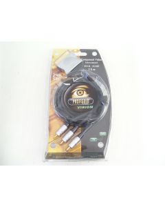 RCA SCART CABLE VIDEO 3RCA-SCART COMPONENT 3 RCA-SCART PROFIGOLD PGV372 1.5M