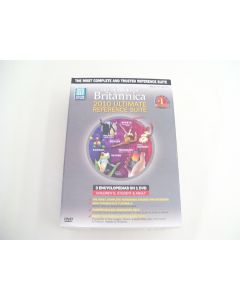 ENCYCLOPEDIA BRITANNICA 2010 DIGITAL ULTIMATE REFERENCE SUITE DVD SOFTWARE
