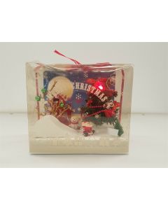 Christmas LED Light Musical XMAS Singing Tree Snow Snowman Decoration Light Up