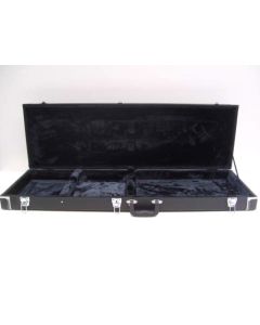 Electric Guitar Hard Case Plush Liined Rectangular Bass Black Lining Shell
