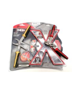 ALLTRADE X2 LONG NOSE PLIERS CUTTER FLIP SLIP JOINT LINESMAN DIAGONAL 2PC SET